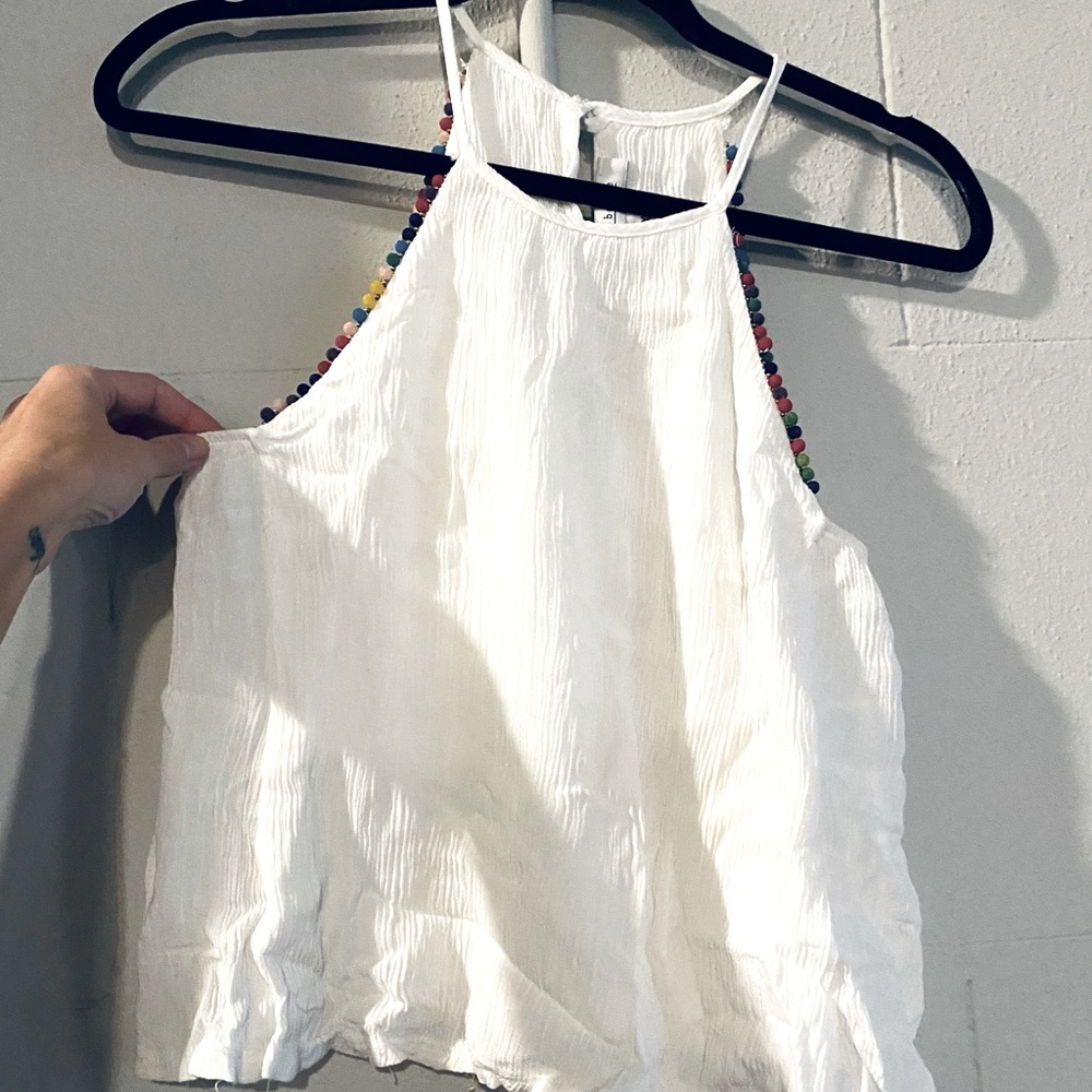 PomPom Cropped Tank